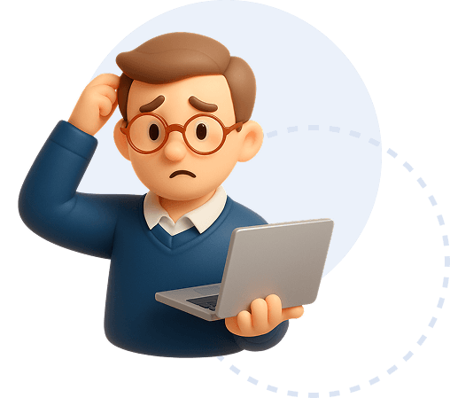 고민하는 선생님